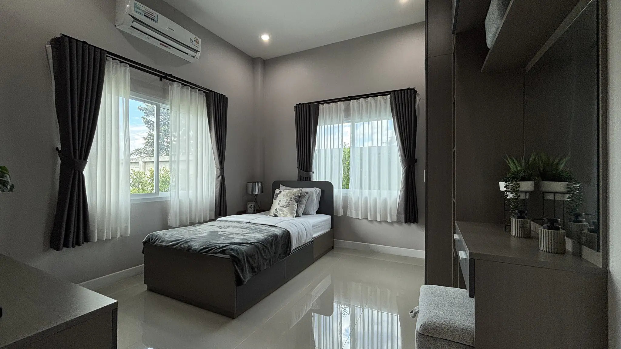 บ้านชั้นเดียว พื้นที่ใช้สอย 135 ตารางเมตร 3 ห้องนอน โครงการพรีเว่ จอหอ-บายพาส (Serie L) รูปที่ 15