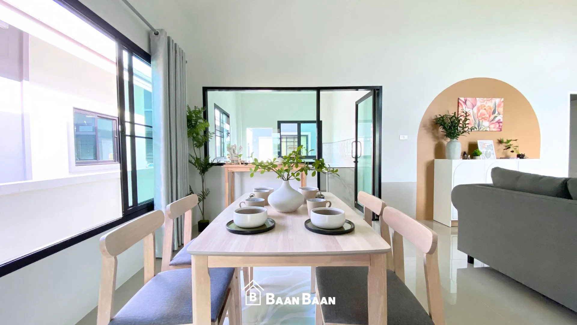 บ้านเดี่ยวชั้นเดียว เนื้อที่ 54 ตารางวา โครงการเดอะเวลา บ้านนอร์ดิก รูปที่ 8